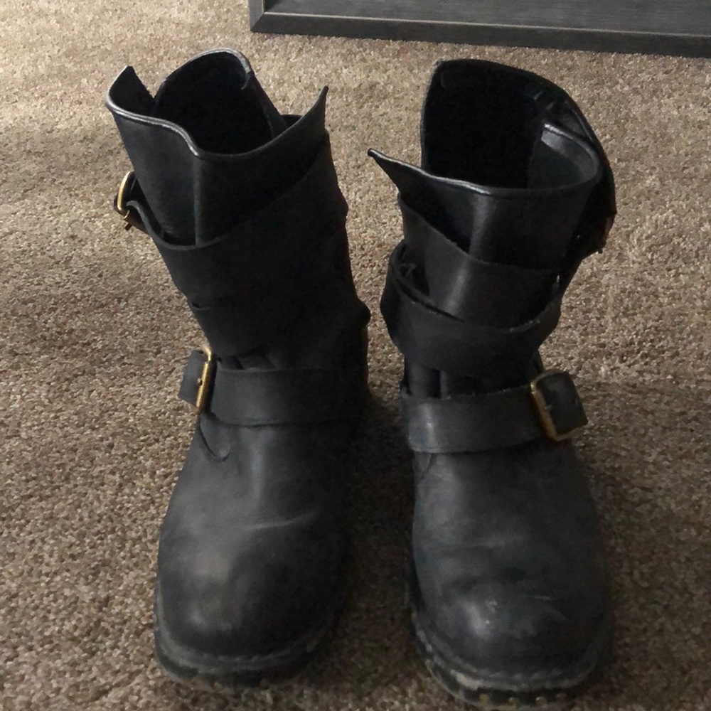 JEFFREY CAMPBELL MOTO BOOTS